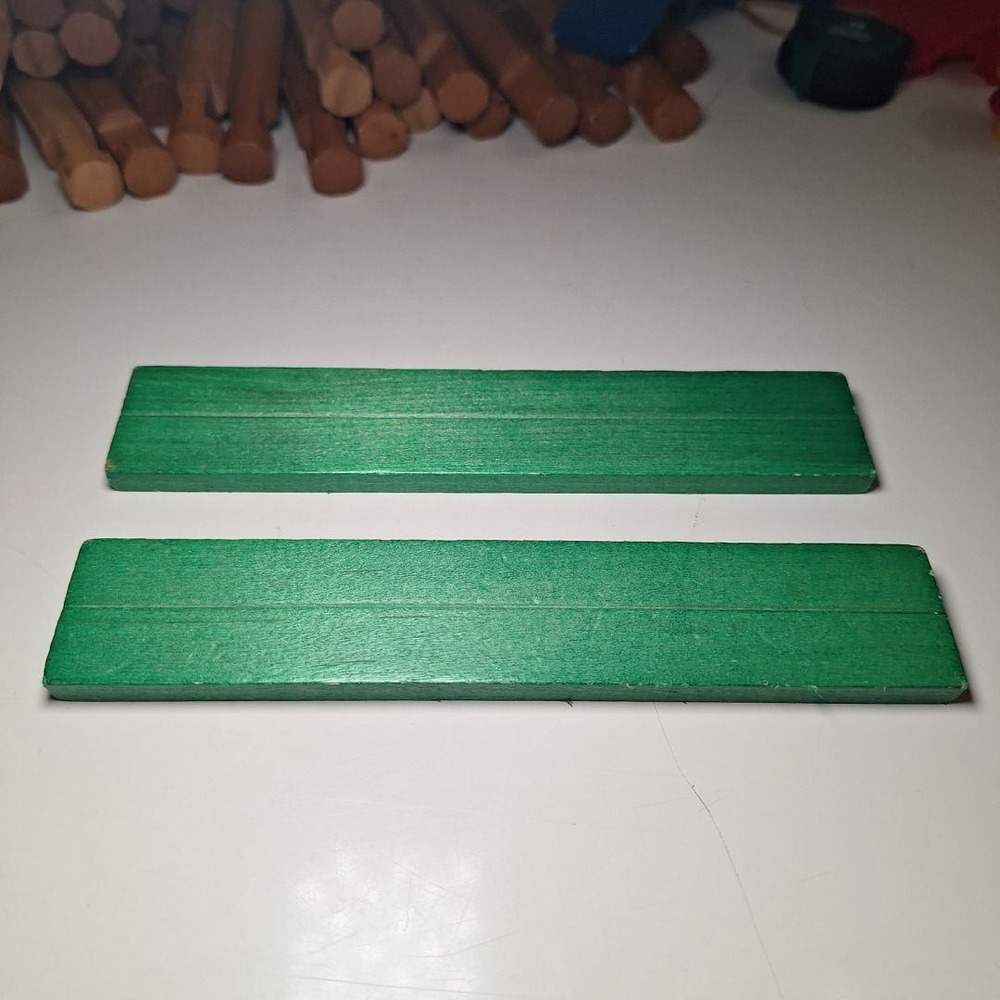Lincoln‎ Logs Green Roof Pieces 8 Inch Billboard Storefront Sign Replacement